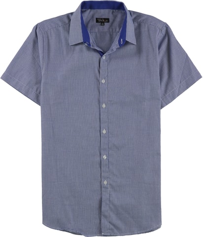 Slim Fit Two Tone Button Up Shirt
