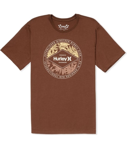 Leafy Split Slub Graphic T-Shirt