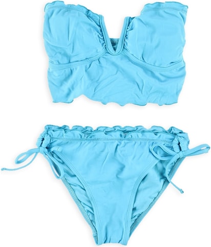 Bandeau V-Neck 2 Piece Tankini