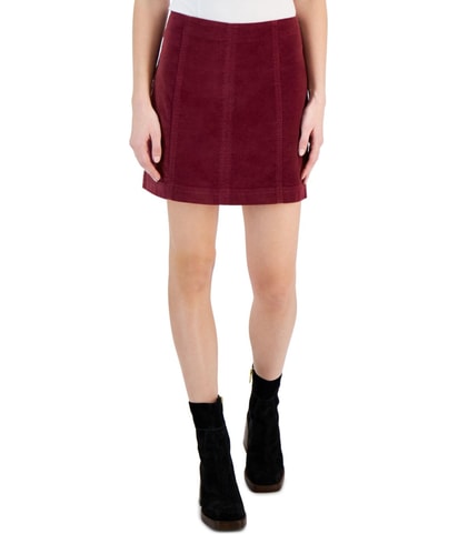 The Seamed Mini Skirt