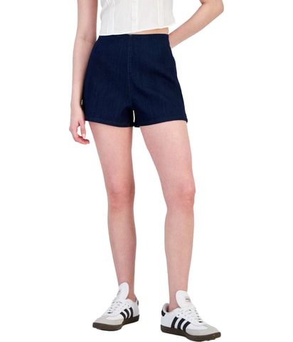 High-Rise Pull-on Hot Casual Mini Shorts
