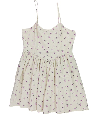 Floral-Print Mini Dress