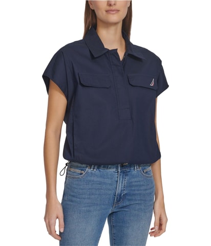 Popover Knit Blouse