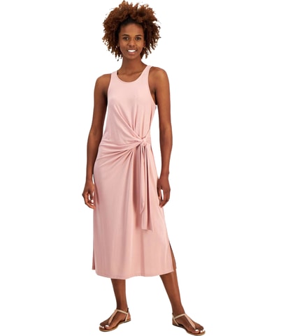 Side Tie Slit Dress