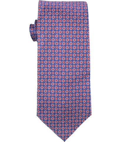 Mini Square Floret Self-tied Necktie