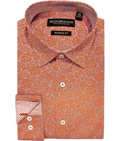 Modern Fit Button Down Dress Shirt