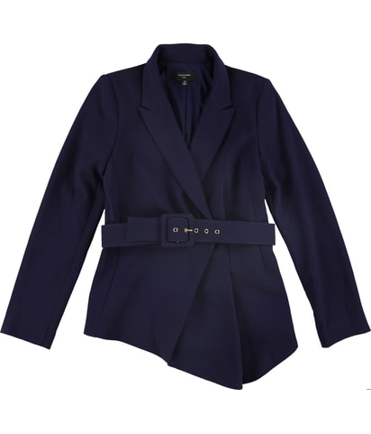 Belted Two Button Blazer Jacket
