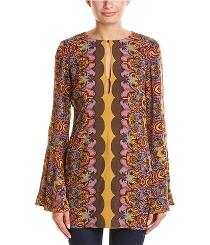 Bell Sleeve Tunic Dress