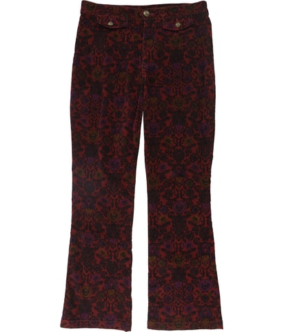 Tailored Flare Tapered Cropped Capri Casual Pants