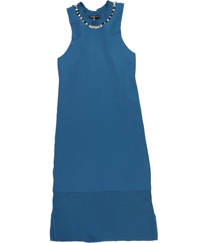 Jewel Neck Midi Dress