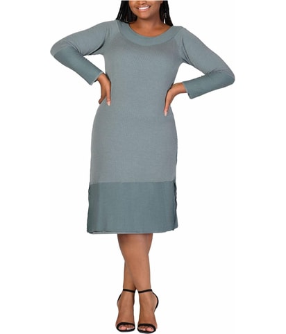Knit Sweater Midi Dress