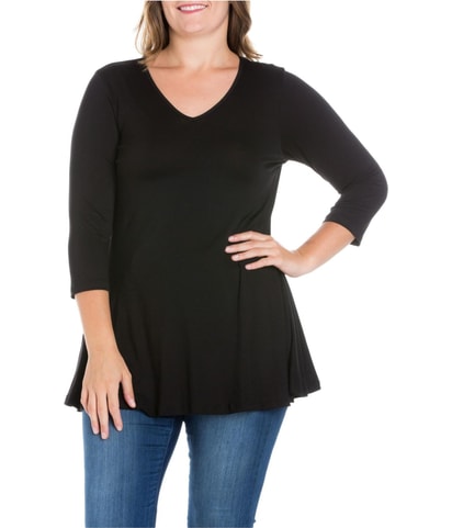 V-Neck Tunic Blouse
