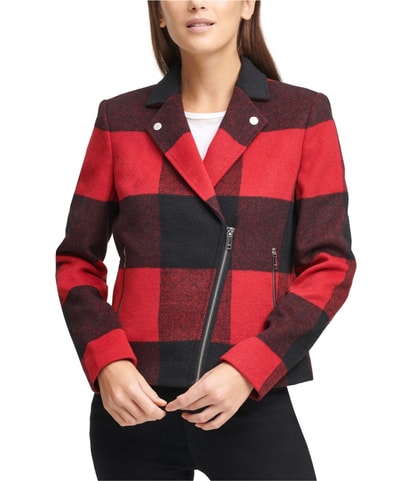 Plaid Motorcycle Jacket