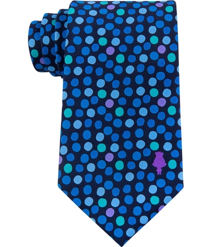 Multicolor Dotted Self-tied Necktie