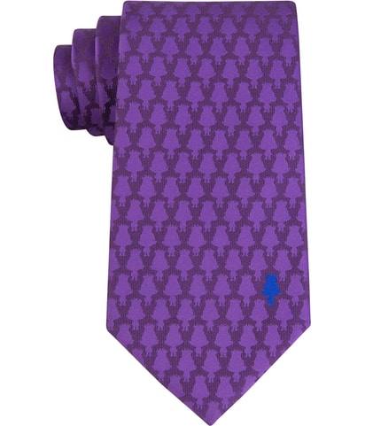 Branch Silhouette Self-tied Necktie