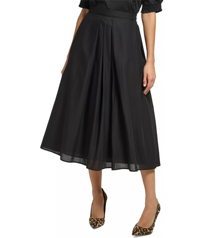 Pleated Midi Skirt