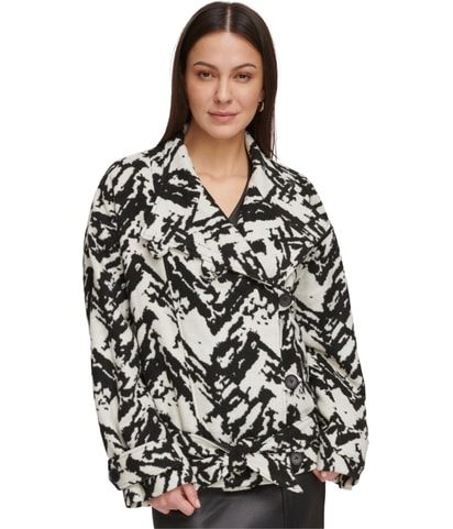 Printed Trench Coat