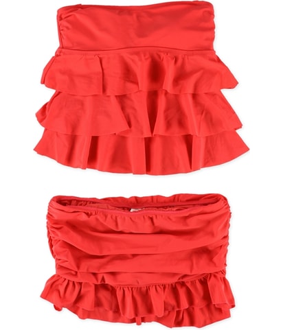 Tiered Ruffle Skirtini 2 Piece Bandini