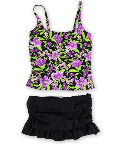 Floral Skirtini 2 Piece Tankini