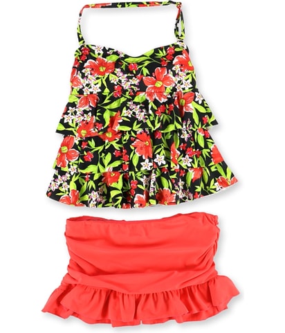 Tiered Ruffle 2 Piece Tankini
