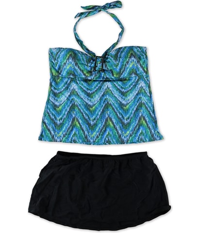 Multi Print Skirtini 2 Piece Bandini