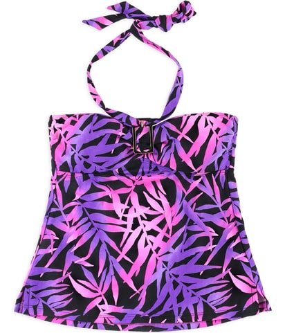 Leafy Halter Swim Top