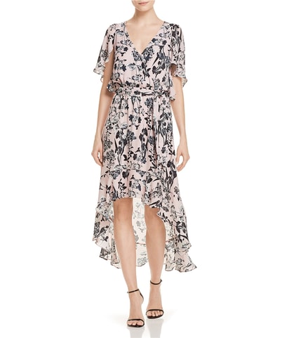 Demi Floral High-Low A-line Dress