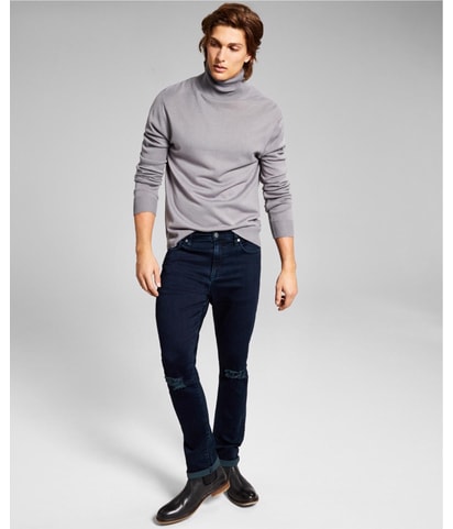 Ribbed Knit Pullover Sweater