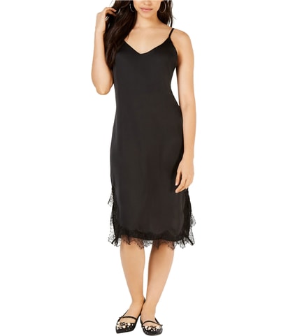 Lace-Trim Slip Dress