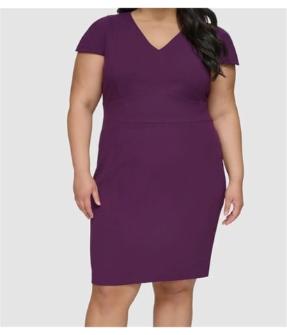 Crepe Sheath Dress