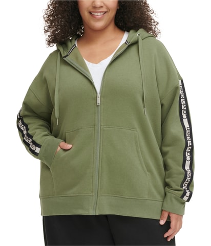 Logo Stripe Hoodie Sweatshirt