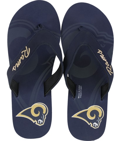 LA Rams Flip Flop Sandals