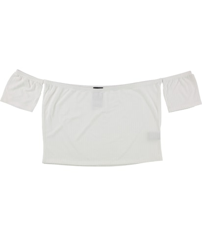 Ribbed Crop Top Blouse