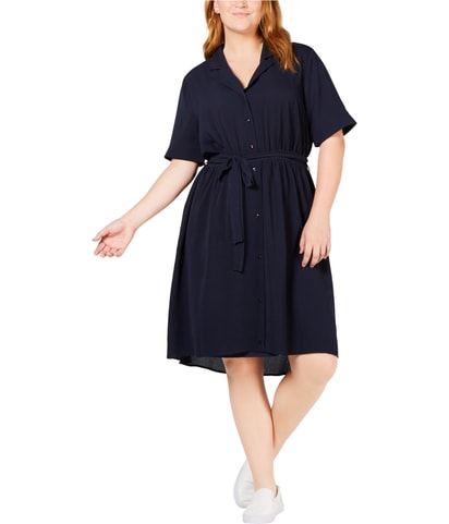 Belted Shirt Dress