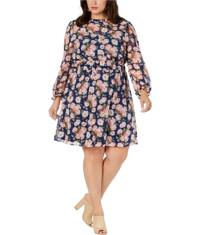 Floral A-line Dress