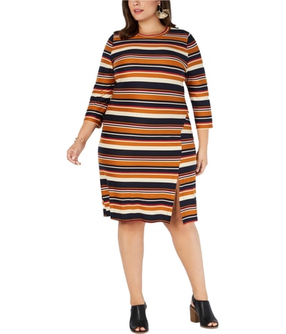 Striped Sheath Dress