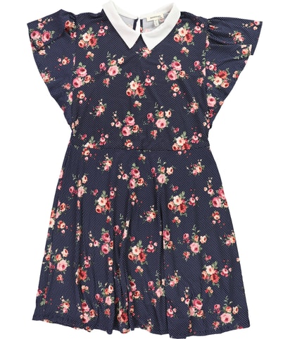 Floral Print A-line Dress