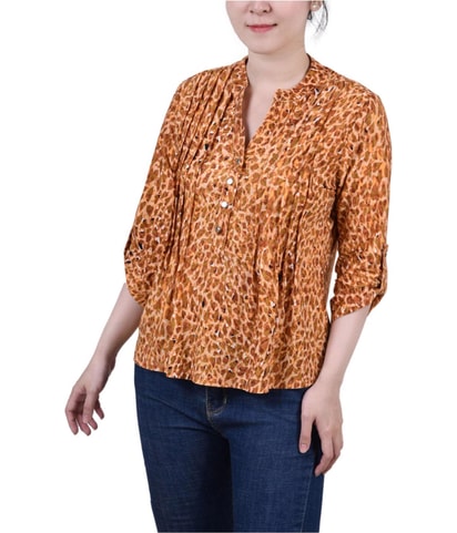 Pintuck Shell Blouse