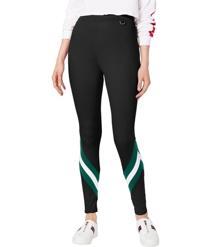 Striped Tapered Leggings Casual Pants