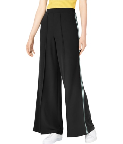 Pleated Front Wide Leg Casual Pants