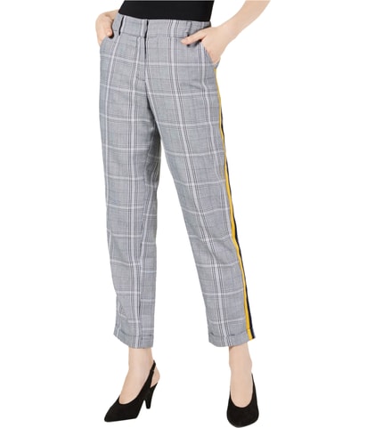 Mensware Plaid Straight Leg Casual Pants