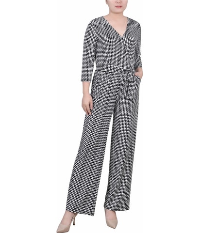 Belted Wide-Leg Jumpsuit