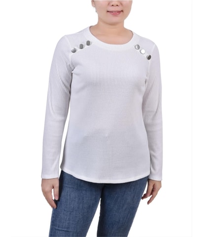 Button Detail Shell Blouse