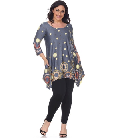 Printed Tunic Blouse