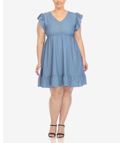 Ruffled Baby Doll Dress
