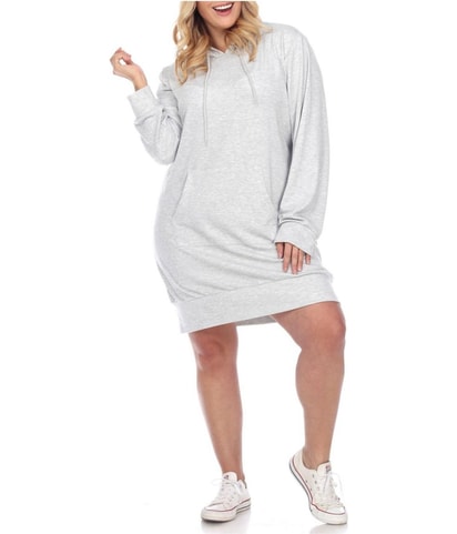 Fleeced Textured Sweater Dress
