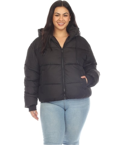 Solid Puffer Jacket