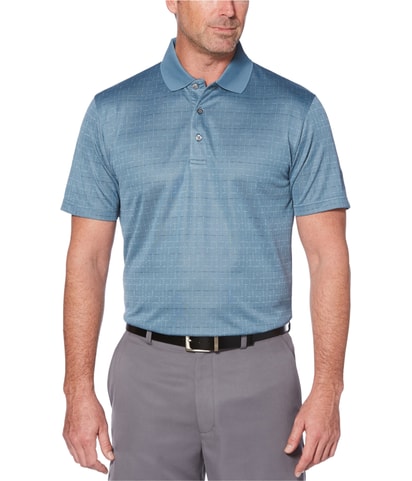 Broken Windowpane Polo Shirt
