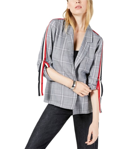 Striped Sleeve Blazer Jacket