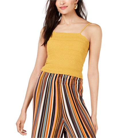 Smocked Crop Top Blouse